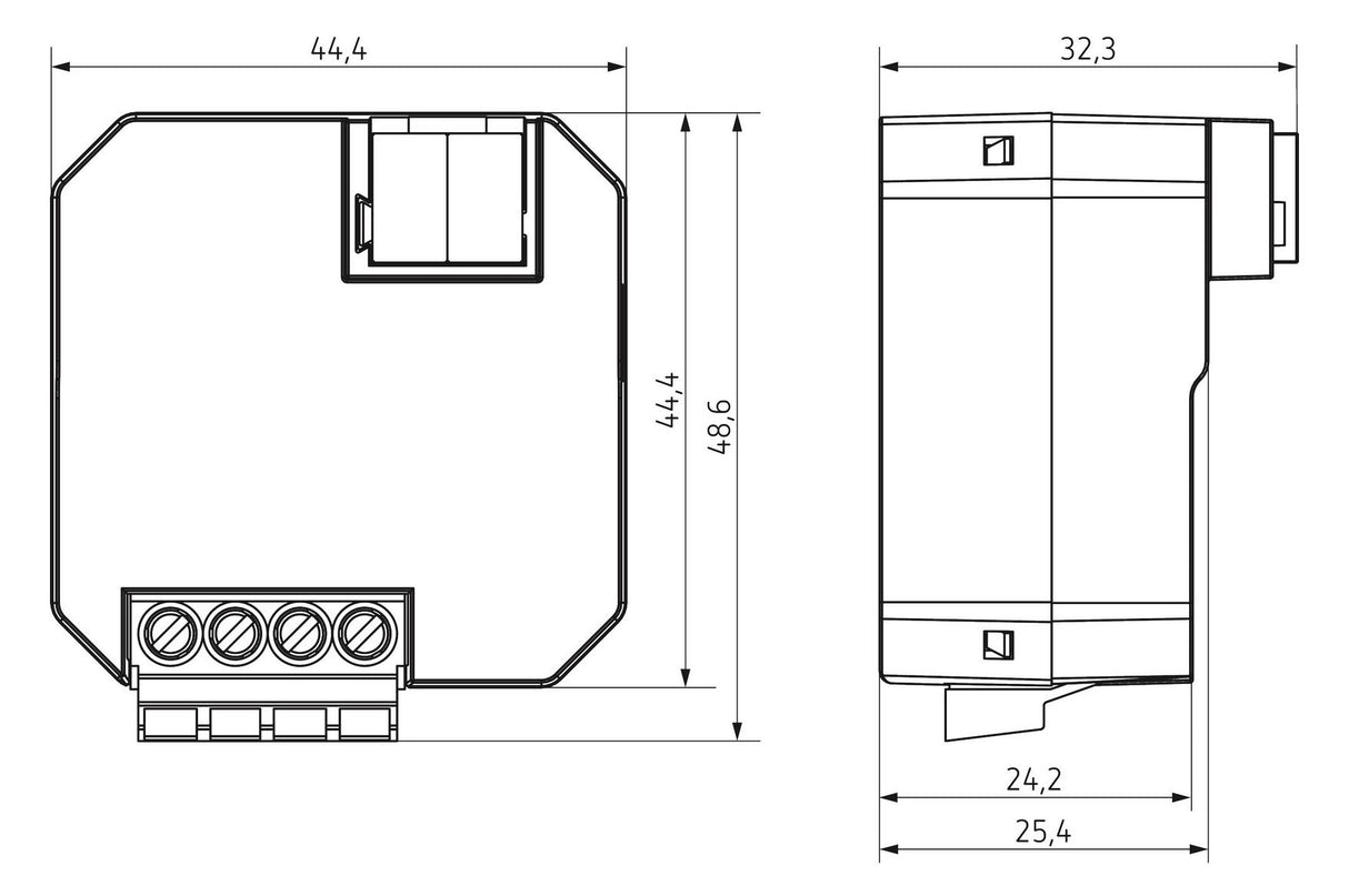 Theben LUXORliving J1 1f Jalousieaktor UP Smart Home 4800550