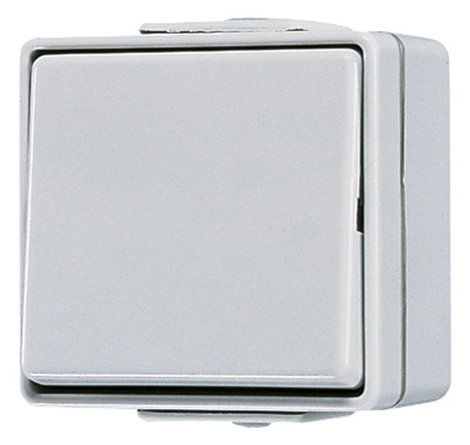 Jung 607W AP/WG Wippschalter Kreuz 10AX 250VAC WG600