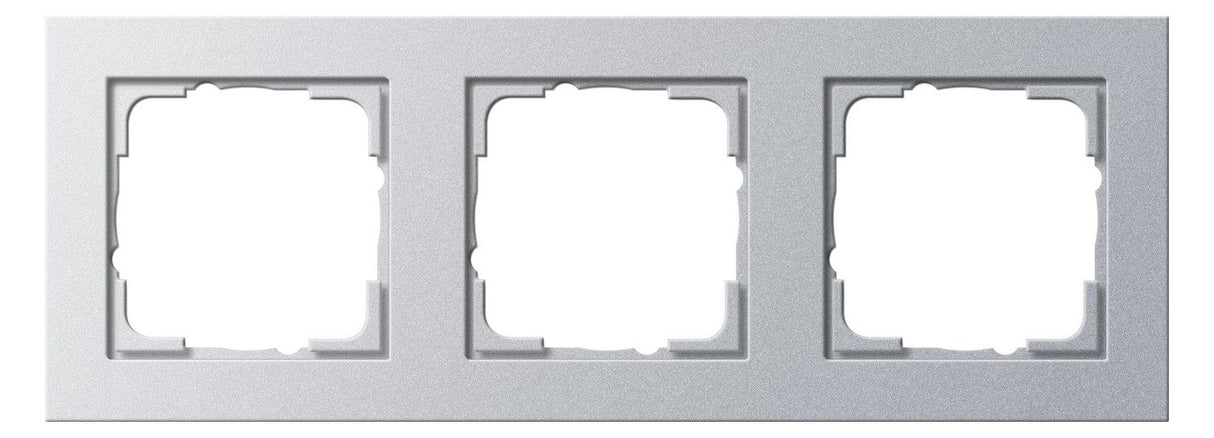 GIRA 021325 Abdeckrahmen 3fach E2 Farbe Alu