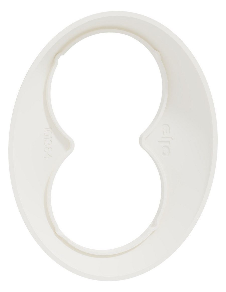 Elso WDE011404 Rahmen für Steckdose, Weiß