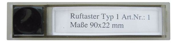 BTicino 1 Ruftaster 90x22mm f.Türstationen TERRANEO