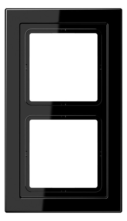 Jung LSD982SW Rahmen 2fach LS/FD-design schwarz