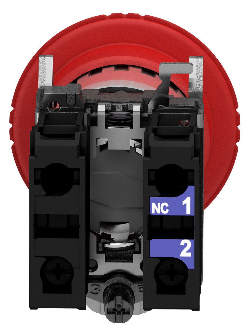 Schneider XB4BS8444 Pilzdrucktaster 2Ö 40mm rot NOT-AUS Drehentr. D22 Metall