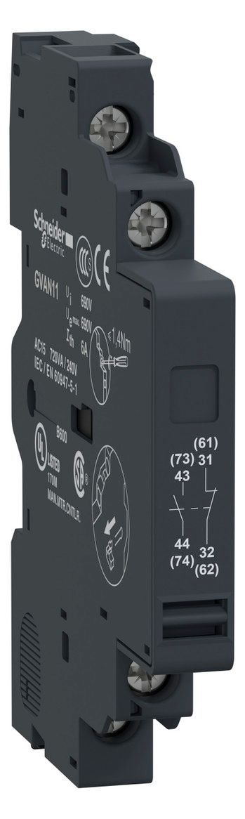 Schneider GVAN11 Hilfsschalter 1S1Ö seitlich Schraubanschluß