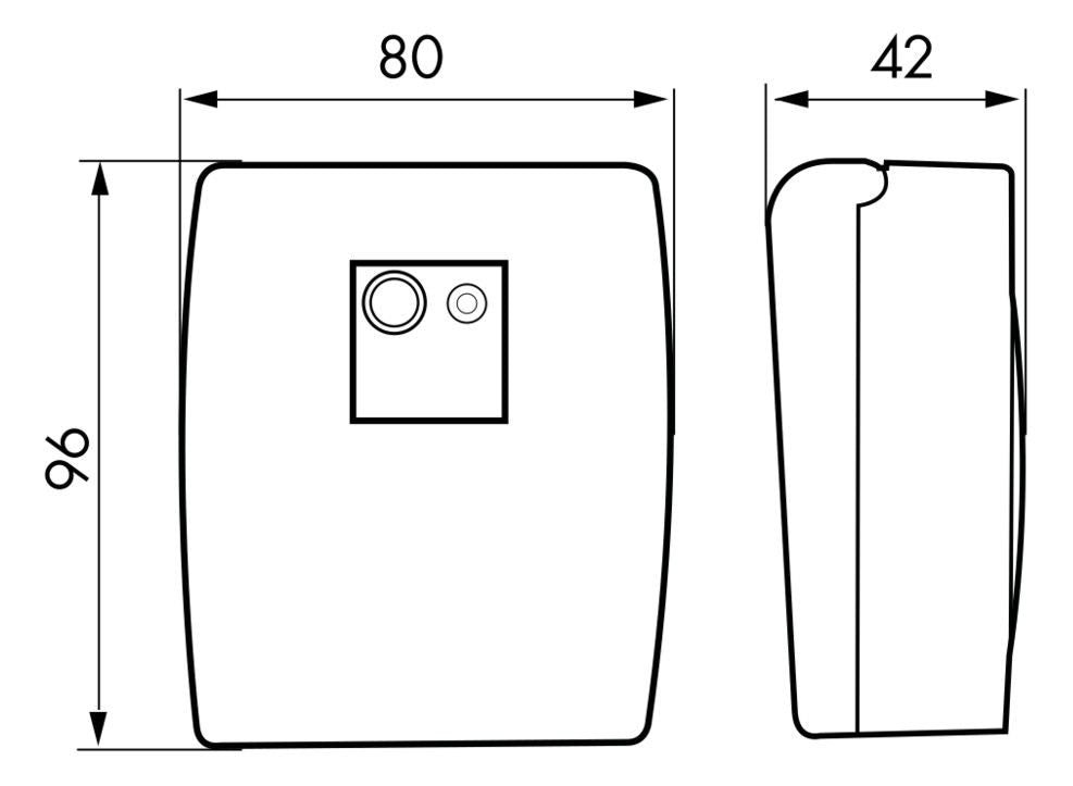 BEG 92369 CdS-AP weiß LUXOMAT Dämmerungsschalter