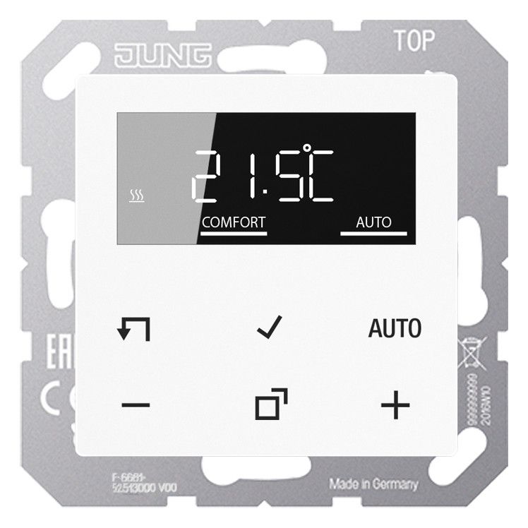 Jung TRDA1790WW Raumtemperaturregler m.Display Standar