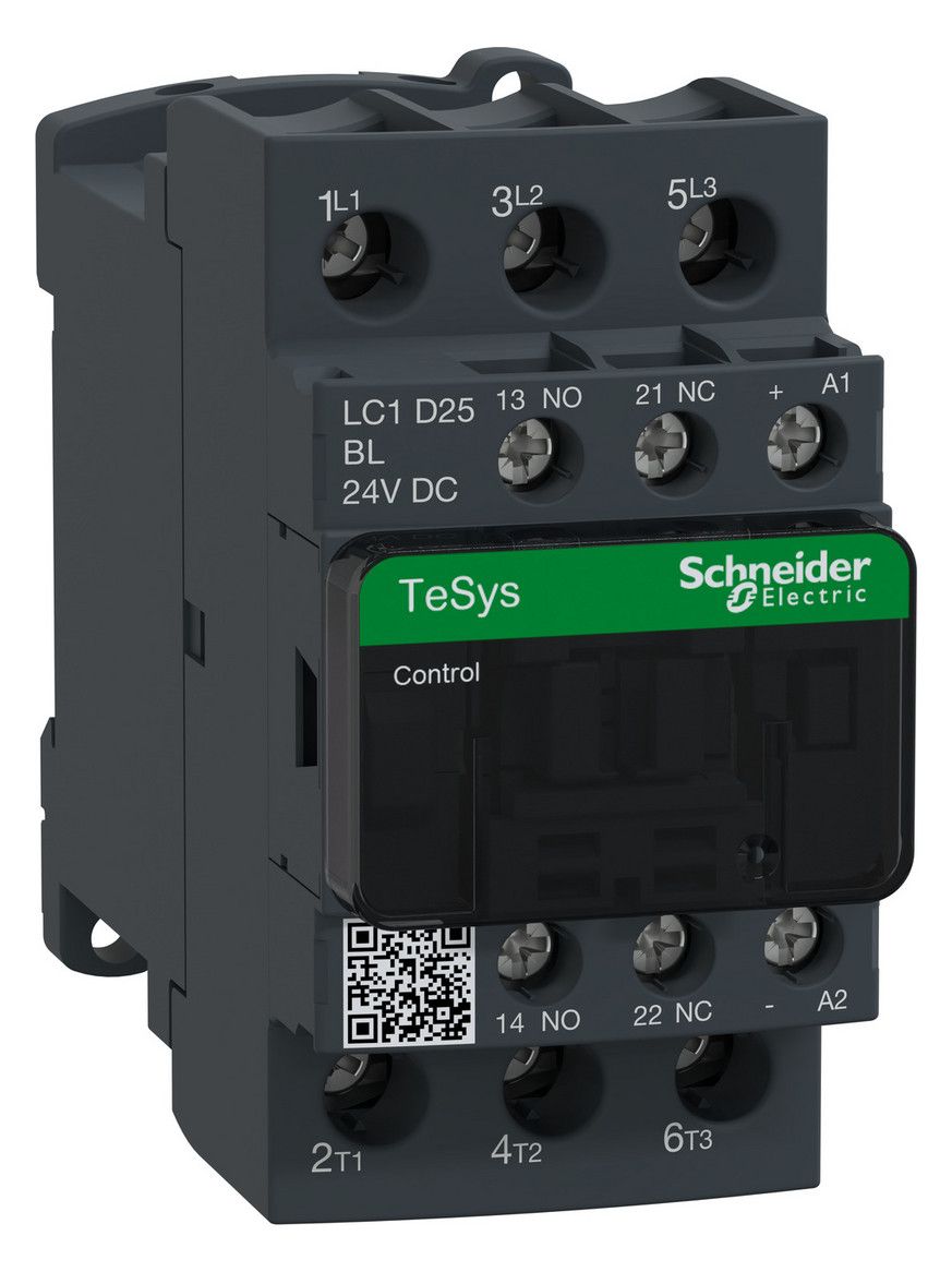 Schneider LC1D25BL Leistungsschütz 3p 1S1Ö 11kW 400V AC3 25A 24VDC