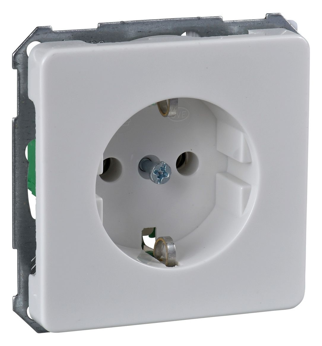 Elso 205054 Steckdose ohne Kralle 16A Reinweiß