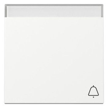 GIRA 367303 Wippe Symbol Klingel+BSF System 55 Reinweiß glänzend