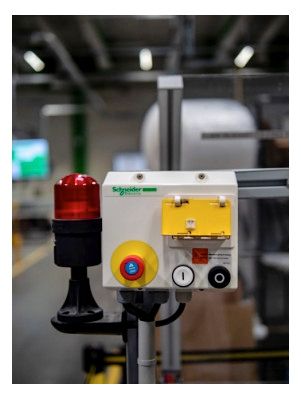 Schneider XB5AS8445 Pilzdrucktaster 1S1Ö 40mm rot NOT-AUS Drehentr. D22 Kunst.