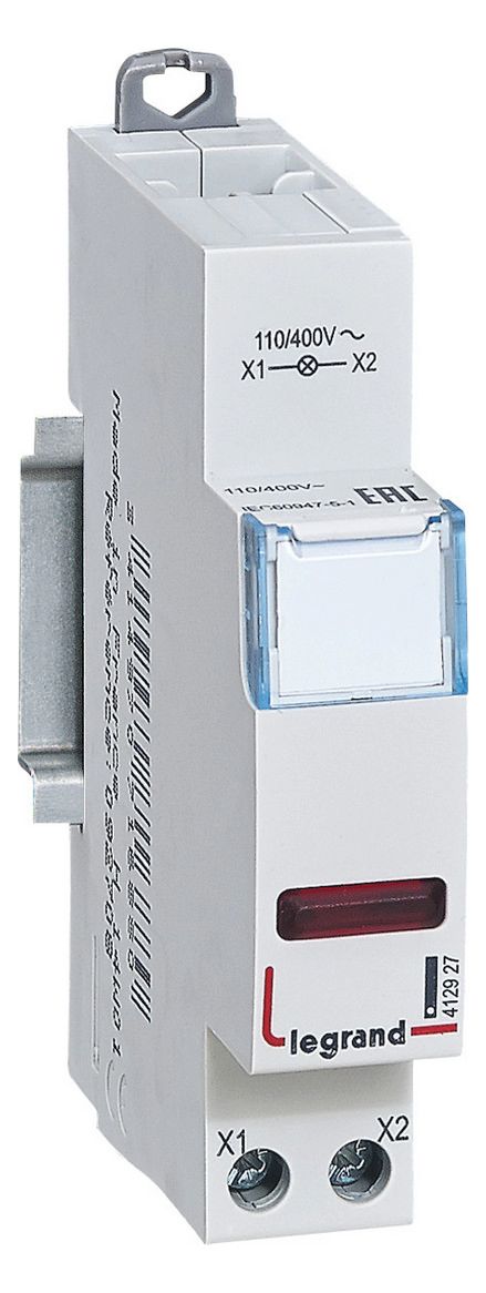 Legrand 412927 CX3 Meldeleuchte LED 1-fach rot 110/400VAC 1TE