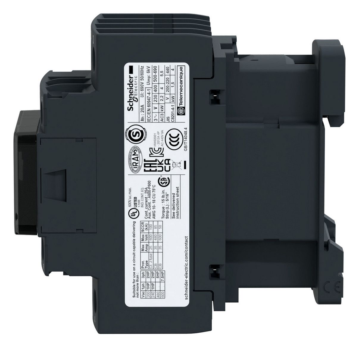 Schneider LC1D188P7 Leistungsschütz 2S2Ö 32A AC1 230VAC