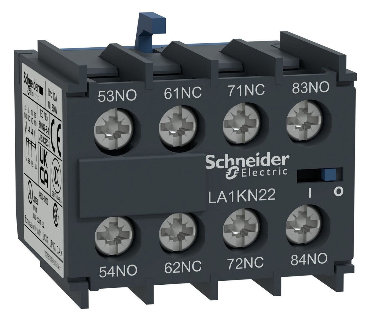 Schneider LA1KN04 Hilfsschalterblock 4Ö Schraubklemmen