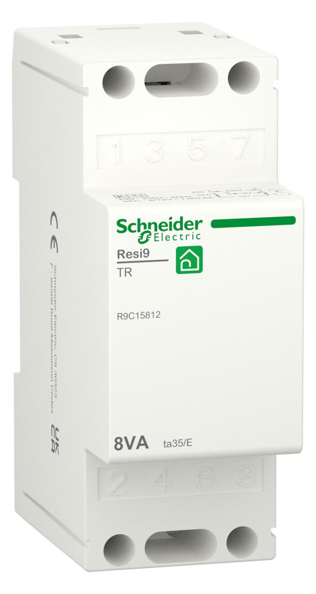 Schneider R9C15812 Resi9 Klingeltransformator iTR, 230V 50-60 Hz