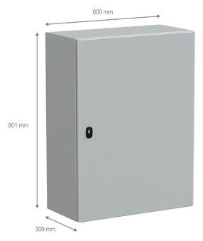 Schneider NSYS3D8630P Wandschrank Volltür m.Mpl H800xB600xT300 IP66 IK10