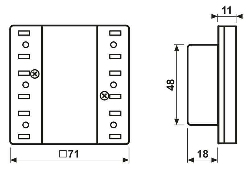 Jung LS5071TSM KNX Tastsensormodul 1fach Standard f.Serie LS