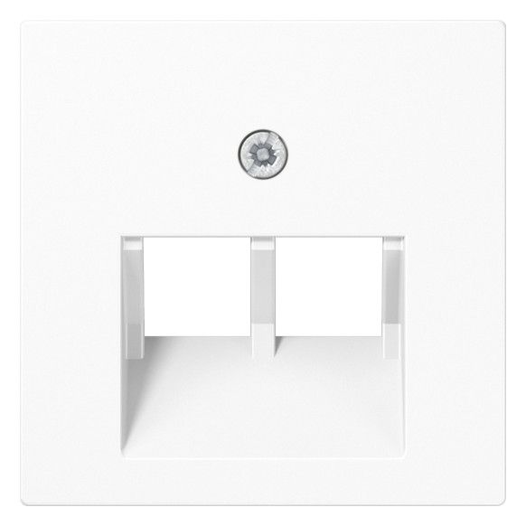 Jung A569-2BFPLUAWW Abdeckung f.IAE/UAE 2x8polig bruchsicher Serie A/AS alpinw.