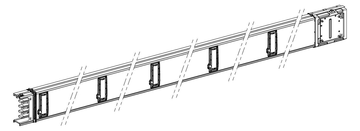 Schneider KSA250ED45010 Verteiler- streckenstück gerade 5m 250A 10Abgang.