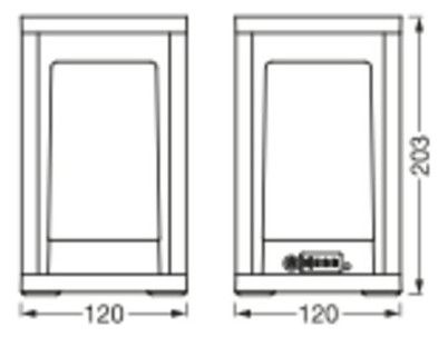 Ledvance SMART+ WIFI OUTDOOR TABLEFRAME POWERBANK Dark grey Per USB aufladbare
