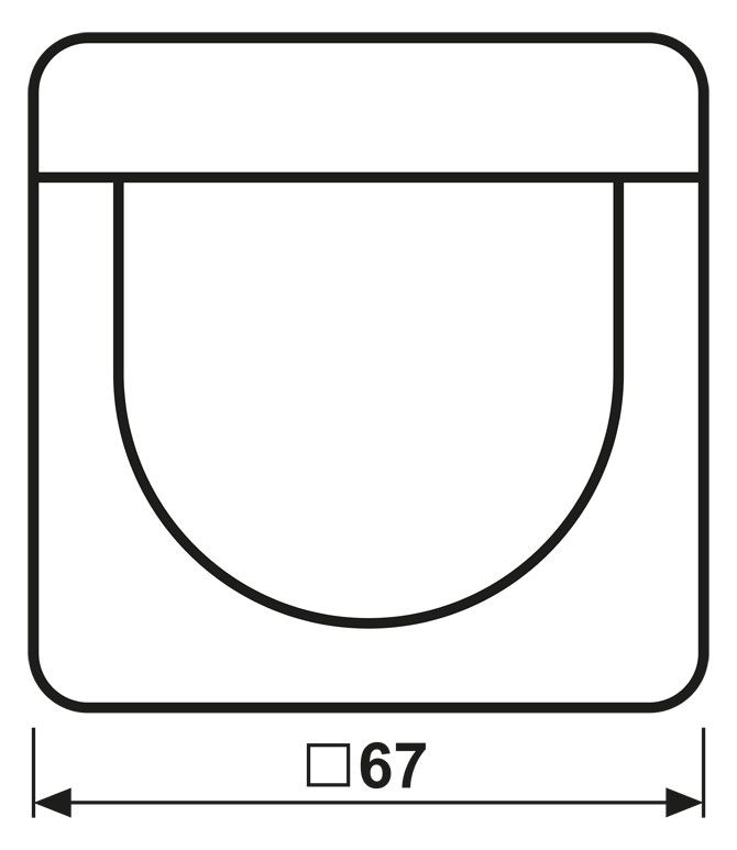 Jung CD17280WW Automatikschalter 2,2m Std.