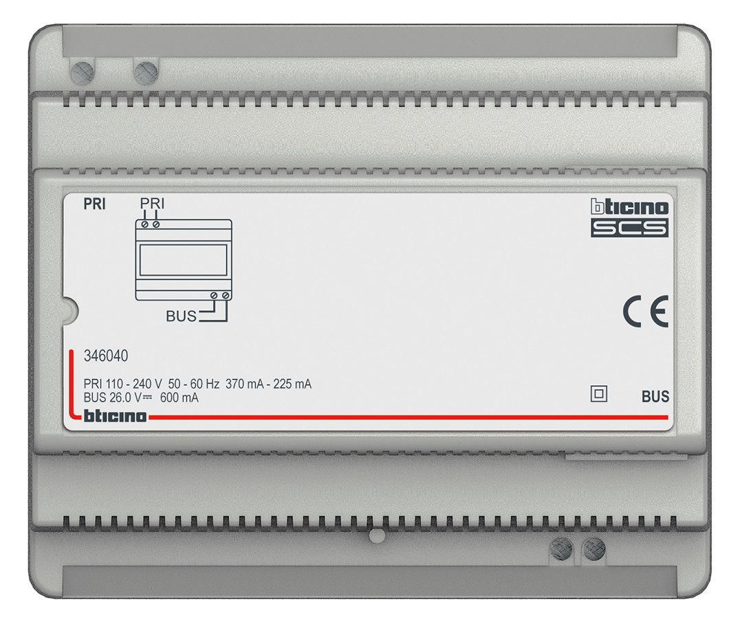 Bticino 346040 Spannungsversorgung f.2-Draht Audio-Sets