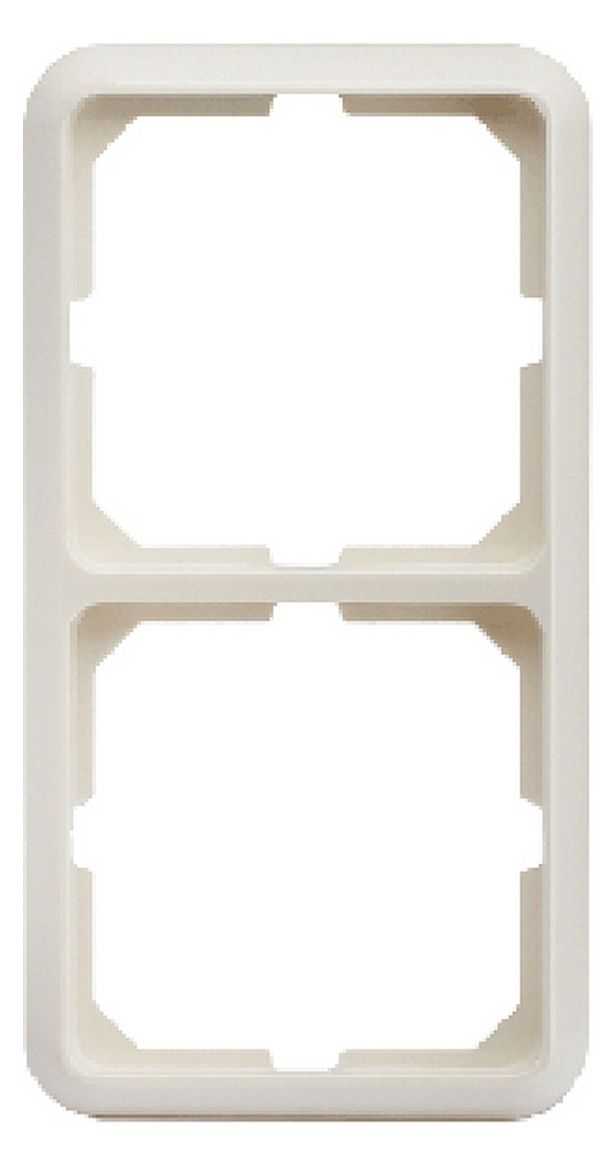 Elso 204200 Rahmen 2-fach FASHION Duro perlweiß