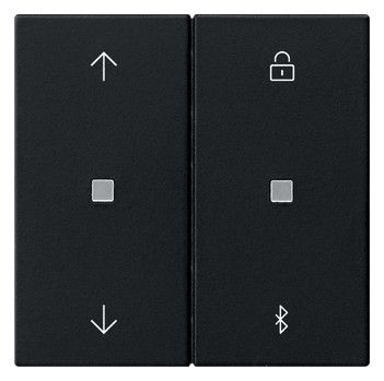GIRA 5367005 S3000 Jalousie-/Schaltuhr BT Pfeile System 55 Schwarz matt (lack.)