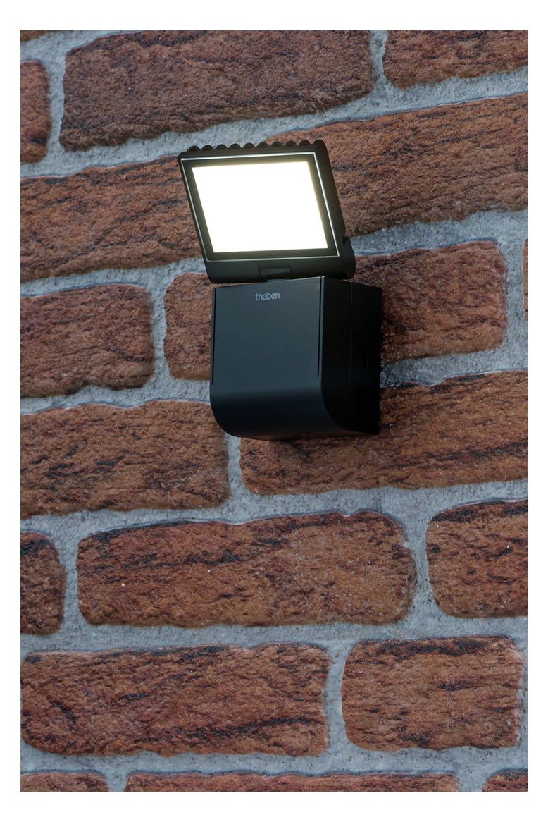 Theben theLeda S8-100L BK LED-Strahler f.Wandm. 8W sw 1020601