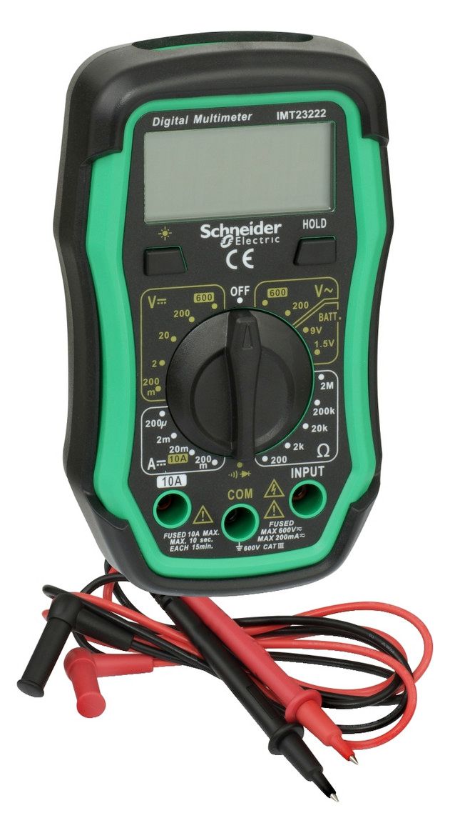 Schneider IMT23222 THORSMAN Digital Multimeter mit LCD-Display beleuchtet