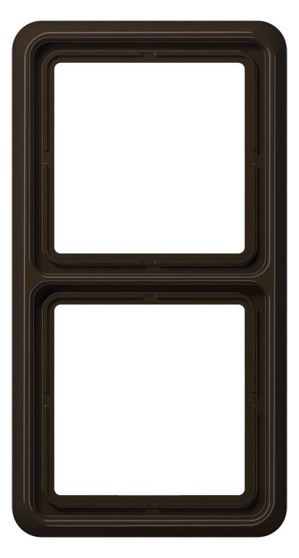 Jung CD582BR Rahmen 2fach braun