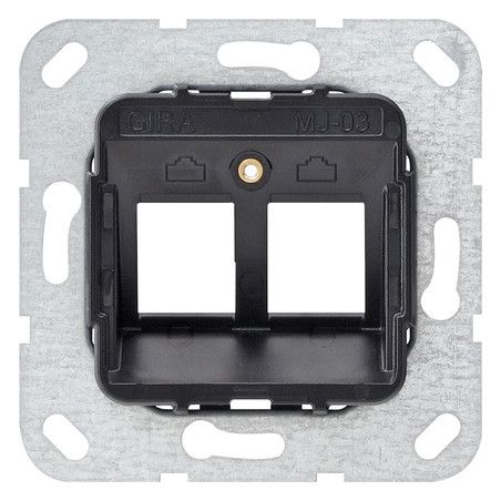 GIRA 560300 Modular Jack MJ-03 2fach Tragring