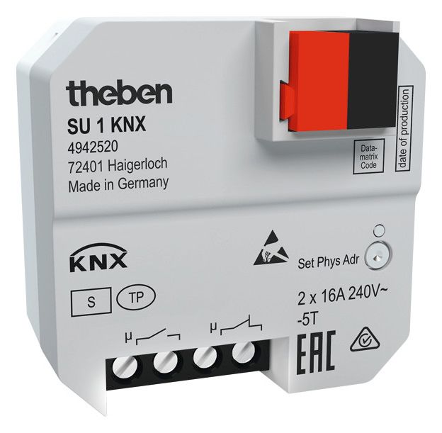Theben SU 1 KNX 1f UP-Schaltaktor TP UP DS 4942520