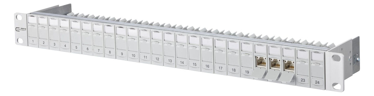 Metz 130B11P0-E Modul Cat.6A 24 Port 180° M 1HE
