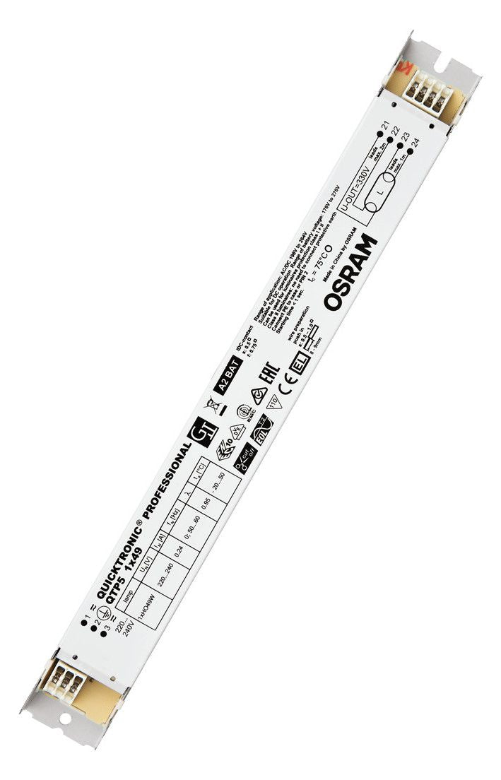 Osram QTP5 1x49W 220-240V UNV1 280x30x21 QUICKTRONIC PROFESSIONAL Vorschaltgerät