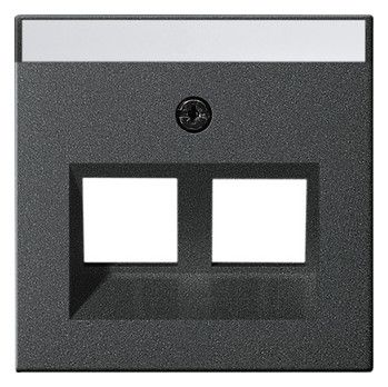 GIRA 264028 Abdeckung 30°+BSF Tragring MJ 2fach System 55 Anthrazit