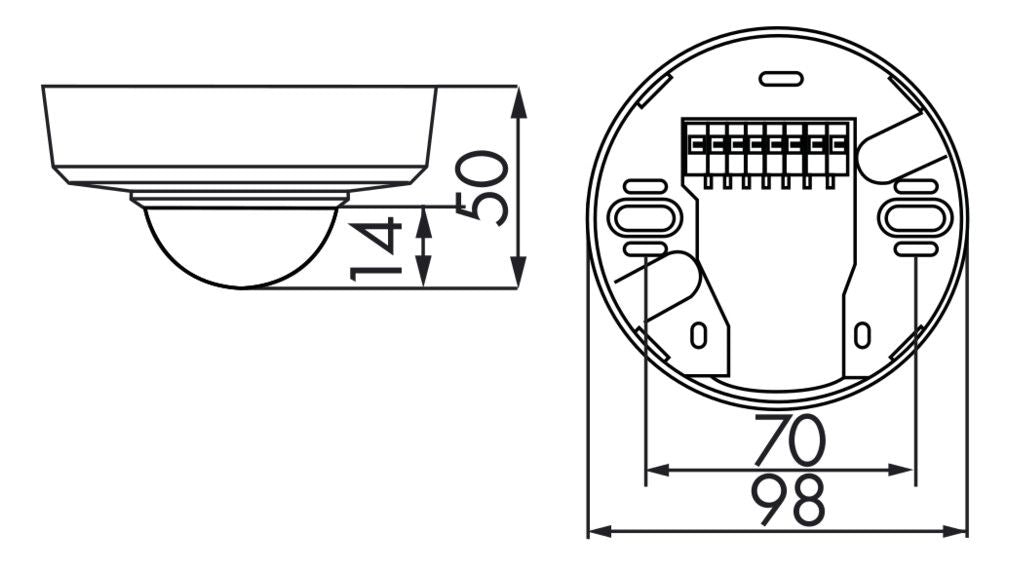 BEG 92550 PD2-M-1C-AP weiß LUXOMAT Präsenzmelder