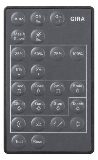 GIRA 237300 IR-Fernbedienung PIR 3 Zubehör