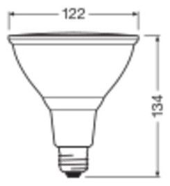 Ledvance LED PAR38 120 30° P 12W 827 E27 1035lm 2700K LED-Reflektor