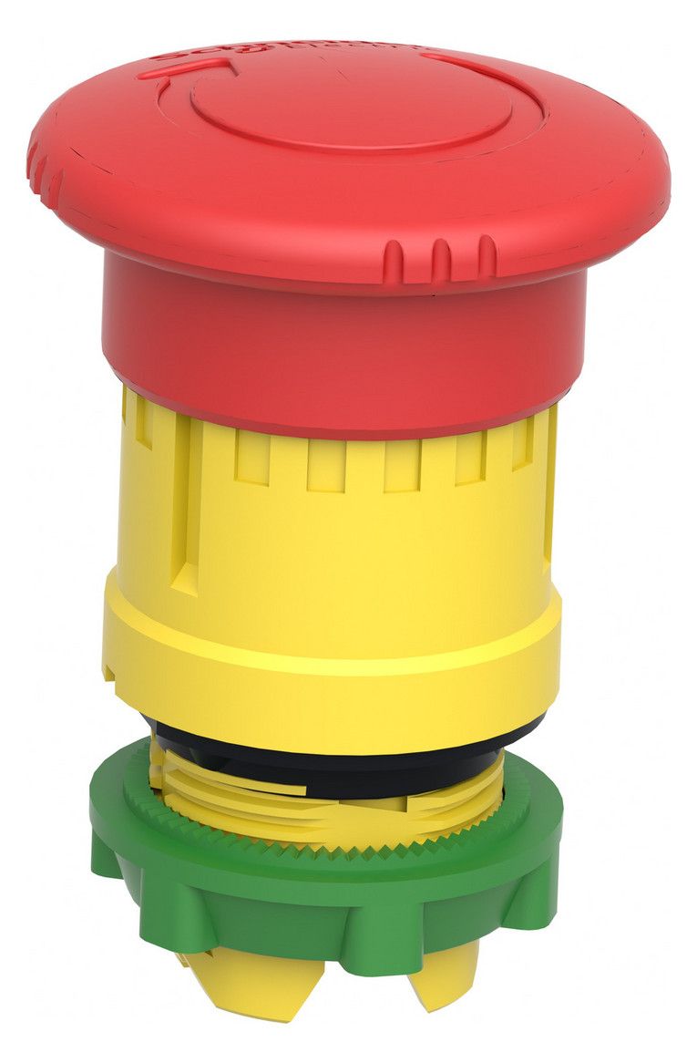 Schneider ZB5AS844 Frontelement rund rot D40mm f.NOT-HALT/NOT-AUS Drehentr. D22