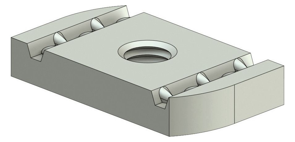 Legrand CM801831 Selbstblockierende Mutter E41M12 elektrolytisch verzinkt