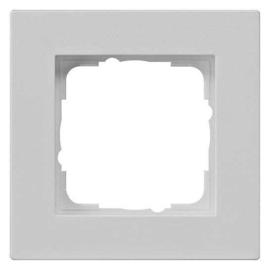 GIRA 0211375 Abdeckrahmen 1fach flach E2 Grau matt