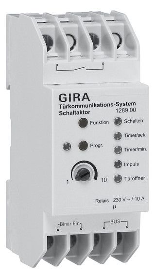 GIRA 128900 TKS-Schaltaktor REG Türkommunikation