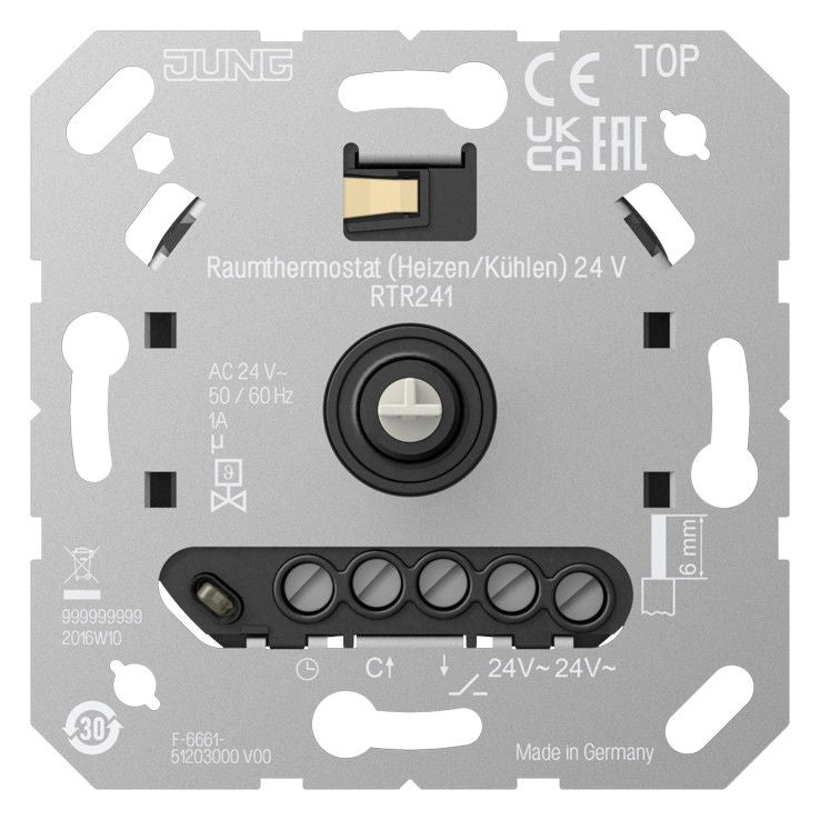 Jung RTR241 Raumthermostat 24V (Heizen/Kühlen)