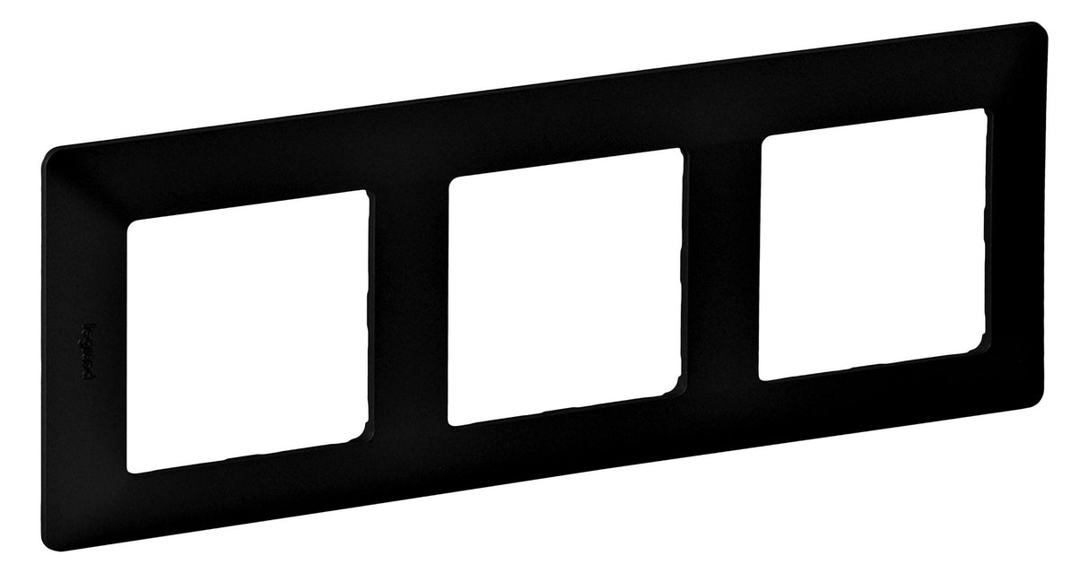 Legrand 754253 Rahmen 3-fach Valena Life schwarz
