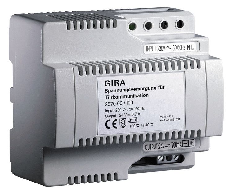 GIRA 257000 Spannungsversorgung DC 24V 700mA REG Elektronik