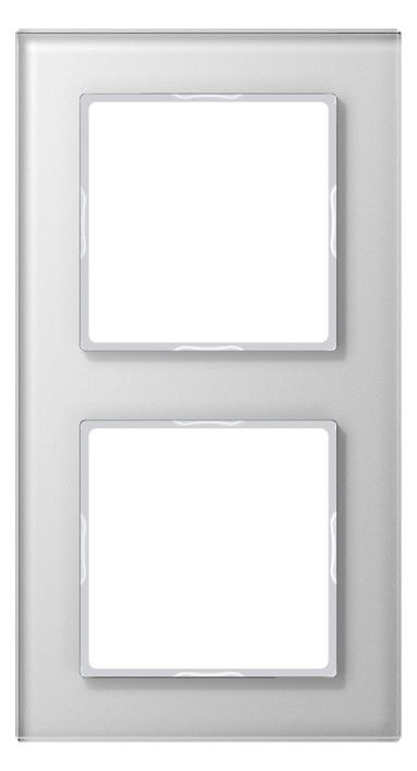 Jung AC582GLWW Glasrahmen 2fach Serie A creation alpinweiß