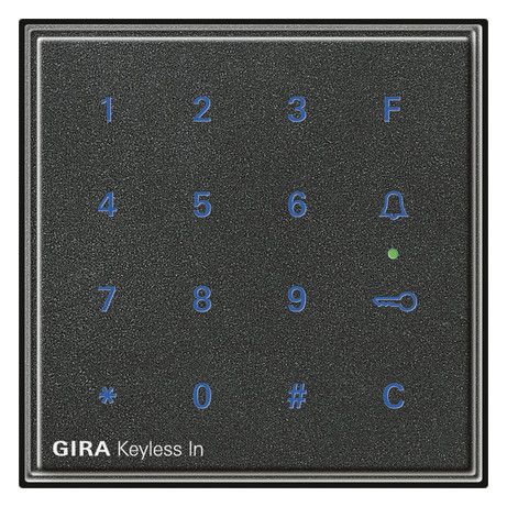 GIRA 260567 Keyless In Codetastatur TX_44 WG UP Anthrazit