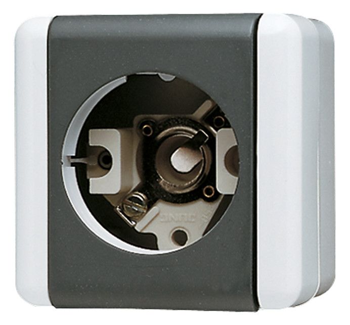 Jung 837-14W AP/WG Lichtsignal E14 230V max.5W o.Haube WG800