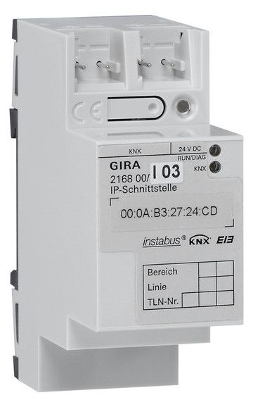 GIRA 216800 IP-Schnittstelle KNX REG KNX/EIB REG