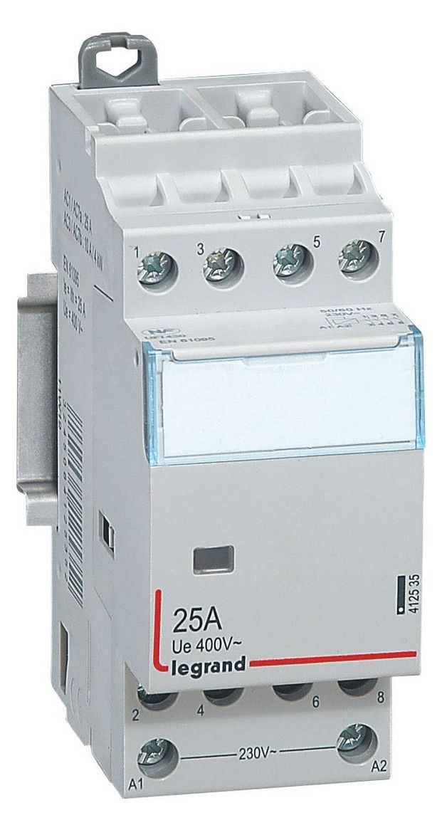 Legrand 412535 CX3 Schütz 230V 25A 4S o.Handschalter